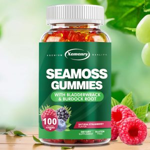 Seamoss Supplement - with Irish Sea Moss, Bladderwrack, Burdock Root, Immune Health - 100pcs - Playerfashions