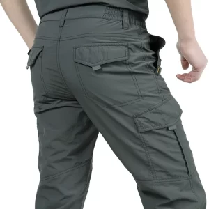 Summer Casual Lightweight Army Military Long Trousers Male Waterproof Quick Dry Cargo Camping Overalls Tactical Pants Breathable - Player Fashions 200000343