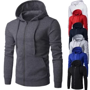 Autumn Men Sweatshirts Long Sleeve Jacket Hoodie Zipper Closure Jacket Male Hoodies Sweatshirt Slim Fit Male Clothing - Player Fashions 200000343