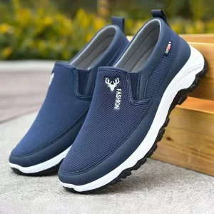 Men Penny Boat Shoes Sports Shoes Breathable Orthopedic Travel Plimsolls Flat Slip On for Outdoor Activity Hiking Walking - Player Fashions 201768104