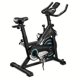 [Silent Exercise Bike] Silent Belt Drive Exercise Bike | Indoor Bike with Heavy Duty Flywheel, Comfortable Saddle, Upgraded LCD Display for Family - Playerfashions