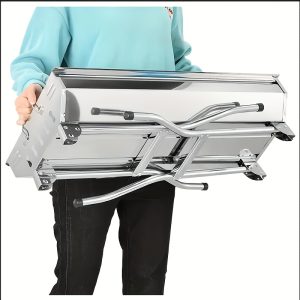 Perfect for Outdoor Cooking, Camping & Picnics. Portable Stainless Steel Foldable BBQ Grill Set for Camping, Trekking, and Outdoors - Playerfashions