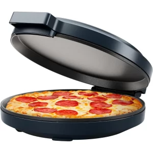 Pizza Oven – 1440W Countertop Electric Pizza Maker with 12” Nonstick Cooking Plates, Make Pizza, Quesadillas, Omelettes and More - Playerfashions