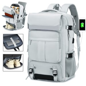 Travel Backpack, Suitable For Men And Women With 15.6-inch Laptops, Hiking Backpack, Outdoor Sports Backpack With Shoe Compartment, Airline Approved Leisure Backpack - Playerfashions