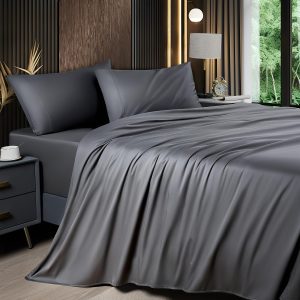 Luxury 2000TC Extra Deep Pocket Bed Sheet Set - Lavender | Ultra-Soft & Cooling Hotel-Grade Sheets | Wrinkle-Free, Fits 20" Mattress, Breathable Durable Fabric for All-Season Comfort - Playerfashions