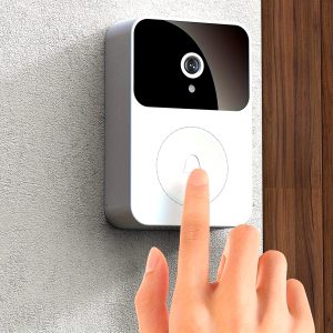 [HD Wireless Doorbell] 65° HD Wireless Video Doorbell Camera with Two-Way Talk, Night Vision | App Remote Control, Self-Adhesive Installation, Battery-Powered (3 AAA) for Home Security - Playerfashions