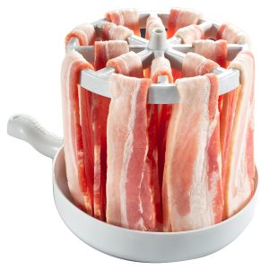 Quicker Crispy Bacons Rack - DIY Microwave Bacons Cooker Tray for Adults Home Cooking - Playerfashions
