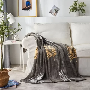 Flannel Blanket Lightweight Cozy Bed Blanket Soft Throw Blanket Fit Couch Sofa Suitable for All Season - Playerfashions