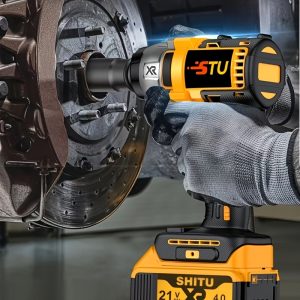 21V Cordless Impact Wrench Wireless Drill Kit, Brushless Electric Impact Gun Drill, Impact Wrench Drill, Equipped With 4000mAh Battery, Toolbox, Charger, Socket And Complete Accessories. Suitable For Men'S Gifts In Cars And Homes | Father'S Day Gifts - Playerfashions