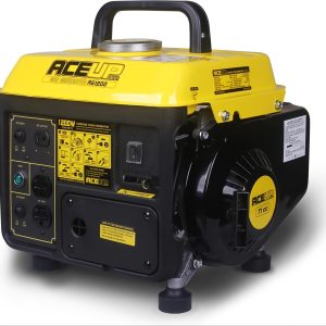 Aceup Energy 1200W Portable Gas Generator, 2-Stroke Metal Engine, Multipurpose Home & Camping Power Supply, EPA & CARB Approved, US Plug, 110V-240V Output, Generator Portable - Playerfashions