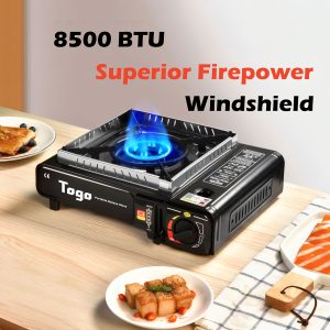 [Portable Camping Stove] High Quality Portable Camping Stove with Carrying Case | Great for Emergency Preparedness Kit, Ideal for Camping Cooking, Outdoor Barbecues And RVs - Playerfashions