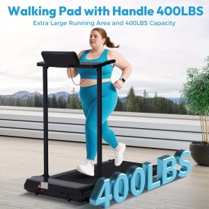 Portable Foldable Treadmills For Home, Small Folding Treadmill For Home Office With 400 LBS Capacity, Walking Running Exercise Electric Compact Treadmill With LED Display, Without Battery - Playerfashions