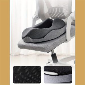 Must-Have High-Elastic Memory Foam Cushion for Office Chairs, with Waist-Friendly And Hip-Hollowed Design. It Reduces Long-Term Sitting Fatigue, Is Perfect for Both Home And Office Scenarios, And Alle - Playerfashions