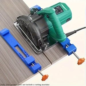 [Adjustable Circular Saw Fixture] Adjustable Circular Saw Fixture with Blade Base Rail | Durable Plastic, Electrical Surface Positioning Tools, Machining Fixtures, Woodworking Tools for DIY Woodworking, Home Decoration, And Professional Use -Playerfashions