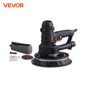 VEVOR Drywall Sander Variable Speed 1200-2300 RPM Wall Sander with Automatic Vacuum Dust Collection System Double LED Lights - AliExpress 1420
