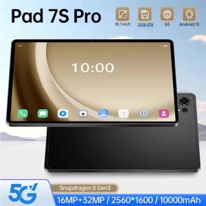 New Pad 7s pro Original 5G Dual SIM Tablets Android 15 Global Edition 22GB+2TB kids Tab Tablet PC 10000mAh With keyboard Laptop - Playerfashions 7