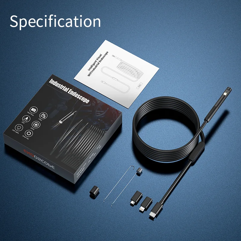 INSKAM Endoscope Inspection Camera 3 in 1 Micro USB/Type-C Mini Inspection Camera for IOS iphone Waterproof Pipeline Borescope - AliExpress 30 - Image 6