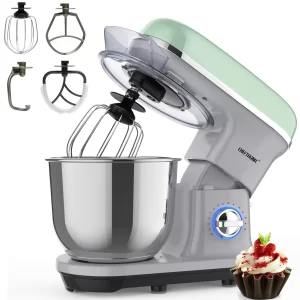 1pc CHEFTRONIC Stand Mixer, 5.5QT Tilt-Head Electric Household food processors - 500W 6+P Speed, home appliance, US Plug - Playerfashions