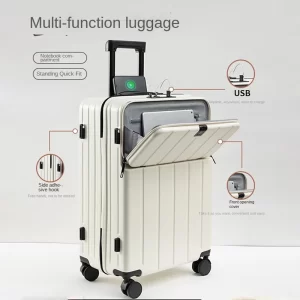 Luggage 18/20 inch Carry-on Cabin Suitcase 2025 New Lightweight Mute Trolley Case Strong TSA Lock Password Travel Bag - Playerfashions  1524